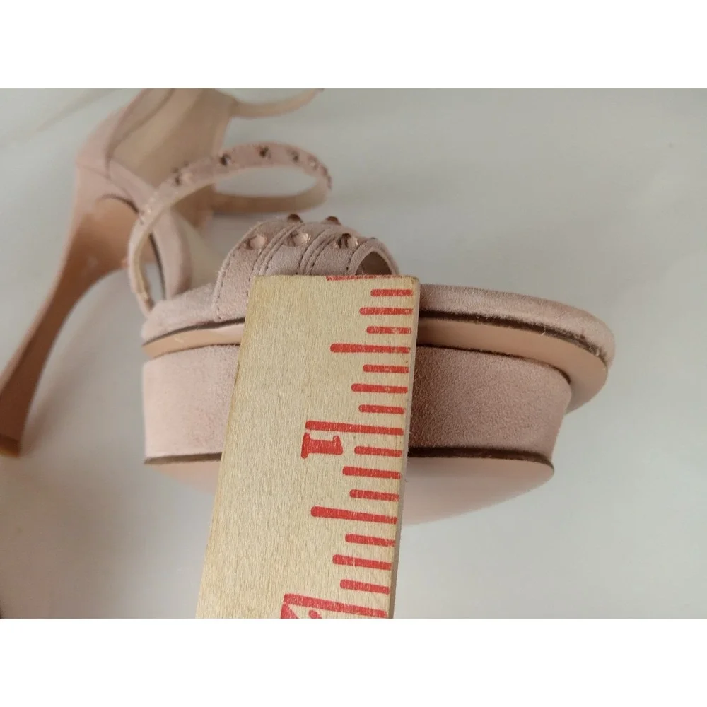 Pelle Moda Neela Platform Sandal, Blush Kid Suede, Women Size 9.5, NEW   $165